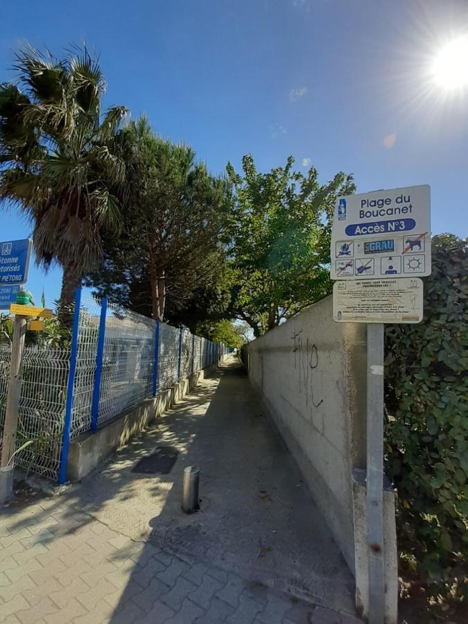 T2-3 Cabine Les Yuccas 200 M Plage Du Boucanet Rive Droite Grau Du Roi Ideal 2-4 Pers เลอ โกร-ดู-รัว ภายนอก รูปภาพ